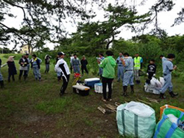 Oyama site: Tide prevention forest restoration volunteer project in Iwaki