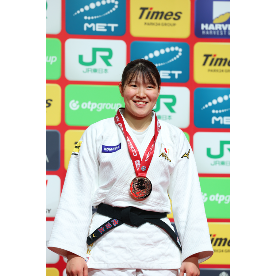 Kurena Ikeda, women’s 78 kg category — Two consecutive Tokyo Grand Slam titles