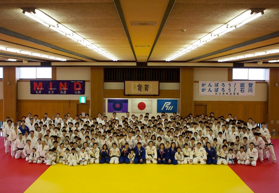 Judo clinic in Ishikawa Prefecture
