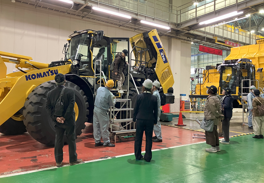 粟津工場で開催した見学会